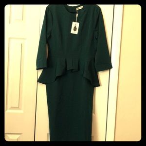 Muxxn retro style long sleeve dress